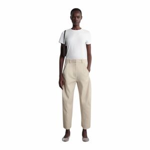 COS Barrel Leg Cotton Denim Pants - Excellent Pre-Owned Condition, 8